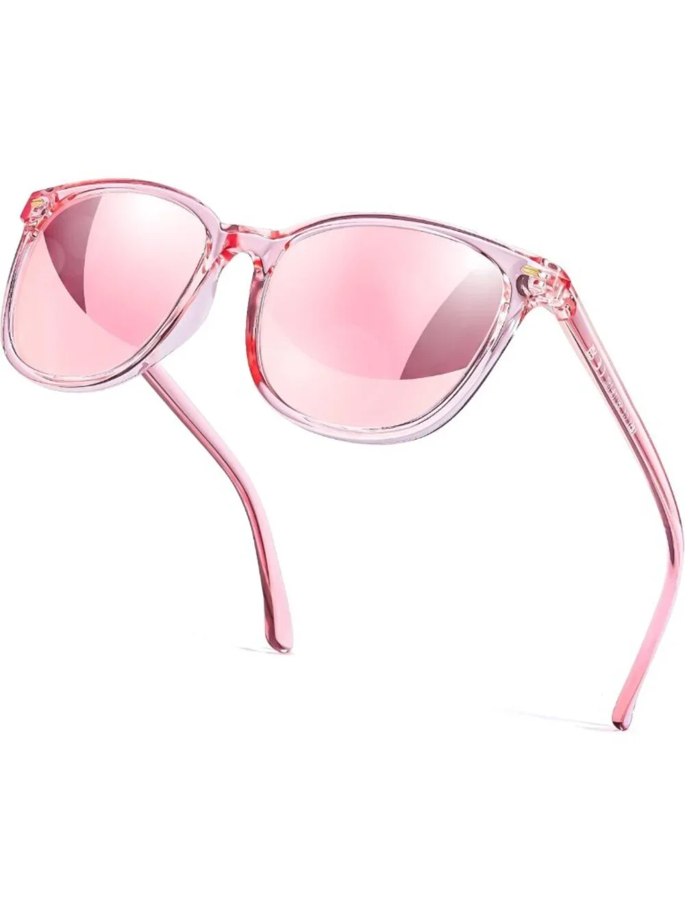 Trendy Square Mirrored Polarized Sunglasses for Women - UV Protection, Reduce